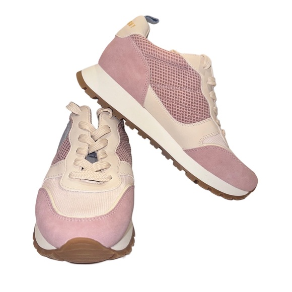 Stylish Women's Sneakers in Pink and Cream, Sam and Libby, Size 7 - Picture 2 of 6